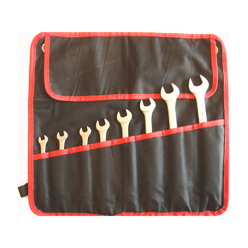 Set of combination wrenches in bag
