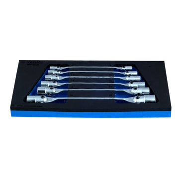 **Set of swivel end socket wrenches in SOS tool tray 964/17SOS 8 - 22/6